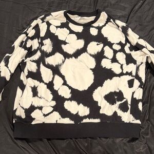 Nike Polkadot Men's Sweater in Black and White Pattern